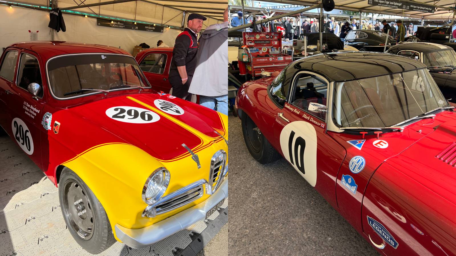Anthony Reid's two rides at Goodwood Revival 2025